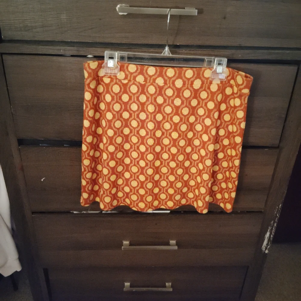 ZARA Geometric Print Mini Skirt - Large